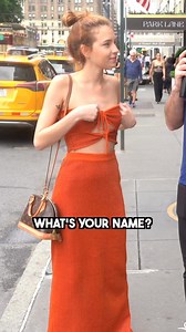 Brazilian actress spends $4,000 a month #streetinterview #foryou | Amelie Gutierrez