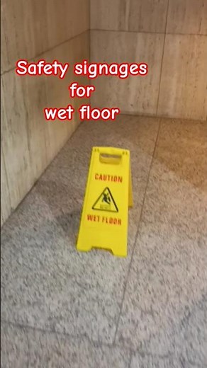 Safety Signages for wet floor