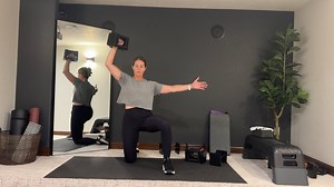 Half kneel single-arm Arnold Press