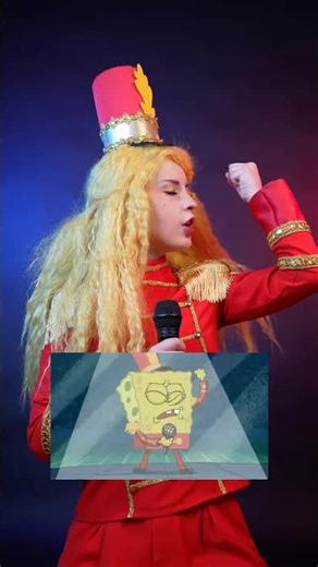 Thrifting and making a dream cosplay in one day: Marching band SpongeBob 🎤🧽🕺🎶 #spongebob #diy
