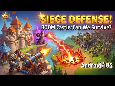 BOOM Castle Gameplay - Best Tower Defense Strategy! (Android/iOS)