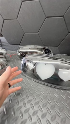 Dotted heart tail lights vs diffused heart tail light, which set? #miata #diffused #custom #zaccook