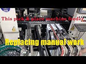 This pick and place machine feeder will replace the manual assembly operation.#SMT FEEDER#feeders