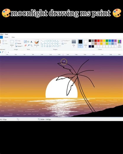 ms paint drawing tutorial// ms paint// ms paint drawing for kids// digital drawing// drawing//