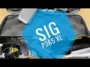 Sig Saur P365 XL Manual Safety Install, and Grip Install.