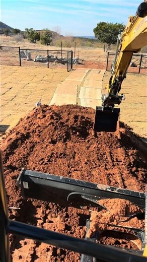 Day one of building a pondless waterfall and stream with a 700 gallon water storage basin.