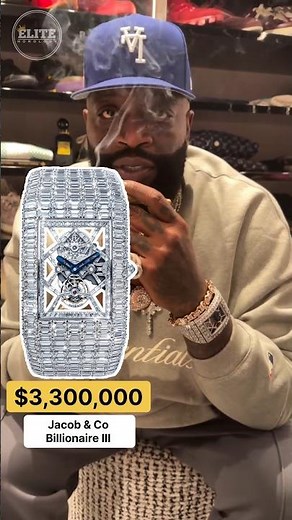 💎 Rick Ross Turns 50 | $3.3M Jacob & Co Billionaire III Watch Collection