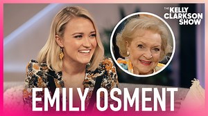 The legendary Betty White may be nearing 100, but she's still bringing the sass according to Emily Osment! | The Kelly Clarkson Show
