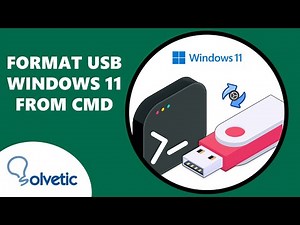 Formatear USB desde CMD Windows 11 ✔️