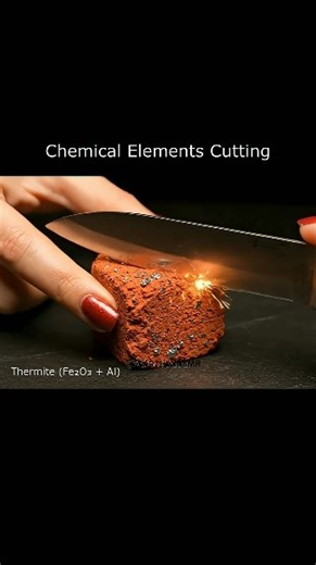 Thermite Cube Cutting 🔥 Satisfying Extreme Heat Experiment | Oddly Satisfying ASMR