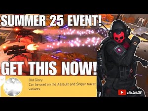 DO THIS NOW! | Get TURRET Vanity Mod OLD GLORY | SUMMER 25 EVENT 5☀️ - The Division 2
