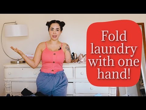 Folding Laundry Made Easy With One Hand