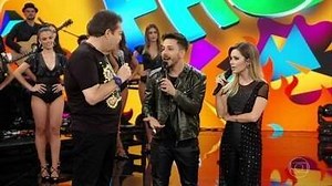 Sandy e Junior relembram trajetória no Domingão do Faustão