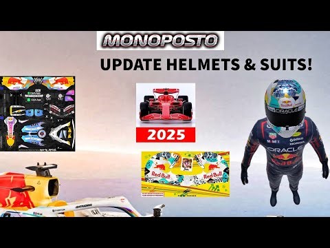 How to Update Latest Helmets & Race Suits in Monoposto 2025 | Full Tutorial