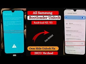 Samsung Bootloader Unlock 2023 On Andriod 12/13 | Samsung Oem Hide/Unlock Fix | Without PC