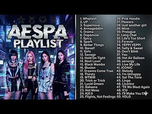 [Playlist] aespa (エスパ) Best Songs Collection 2025 | Newest & Hit Tracks Mood 💜