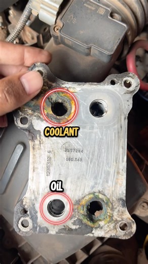 Diesel engine में Engine Oil और Coolant Mix क्यों होता है ⚠️ #shorts #short