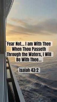 Isaiah 43 | Fear Not — God Is With You #dailymotivation #faith #mylesmunroeinspiration