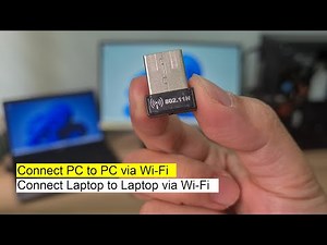 How to connect two computers directly via Wi-Fi | Windows 11/10