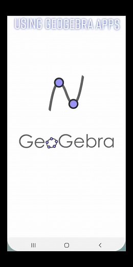 Basic Graph Sketching using GeoGebra Apps