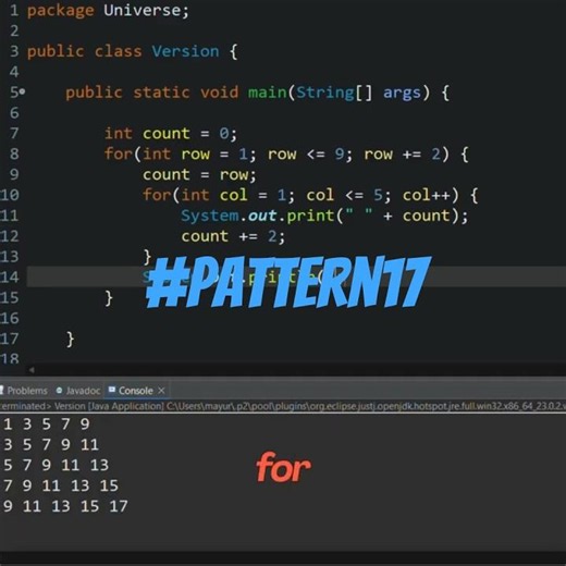 Can You Guess This Java Pattern? 🤯 Nested Loops Challenge #Shorts #coding #programming