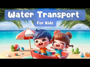 Water Transport for Kids | Means of Transport | Little Govinda |