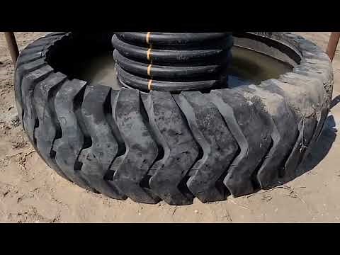Tire Water Livestock Tank Setup (Winter Proof)