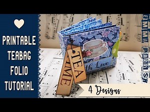 Papercraft Teabag Folio Tutorial