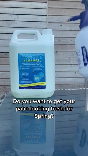 It's time to transform your patio now that Spring is officially here and garden party season is fast approaching! Check out Monty Miracle in action as it transformation of this natural stone patio! 🧽 Ready for the best bit? 👇 Jet Wash: No ❌ Monty Miracle patio cleaning solution: YES ✅ Try it for yourself from £32.95! Next working day delivery available on all orders. #asmr #satisfying #satisfyingvideo #patio #cleaning #garden #gardenproject #patiocleaning #howtocleanmypatio