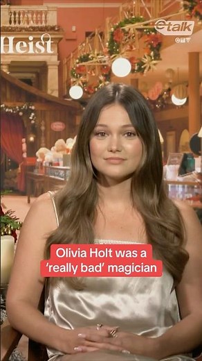‘Jingle Bell Heist’ star Olivia Holt was a ‘really bad’ magician