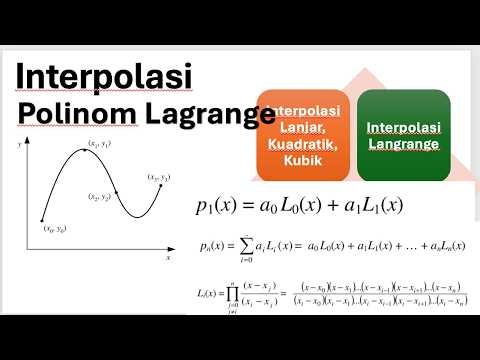 Interpolasi Polinom Lagrange | Konsep, Rumus, dan Contoh Soal Lengkap