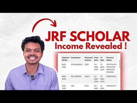 UGC NET-JRF amount REVEALED ! How much I get as a PhD scholar? Goldy, NET-JRF