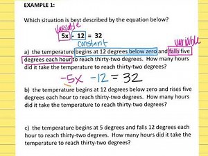 Match a story problem to a given equation