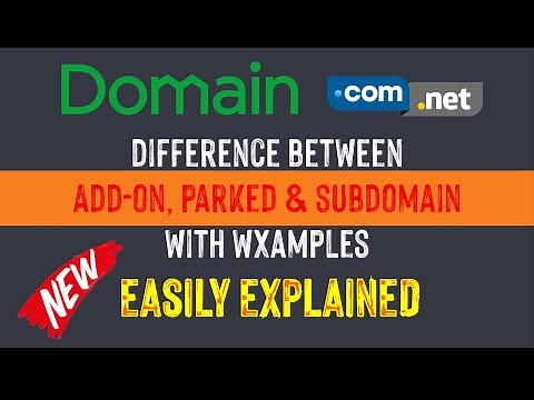 Addon domain, Subdomain and Parked domain BEGINNER TUTORIAL **EASILY EXPLAINED**