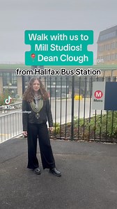 A short walk from Halifax Bus Station to Mill Studios at Dean Clough. In real time it only takes 5 minutes 🤪🙌 | Calderdale College