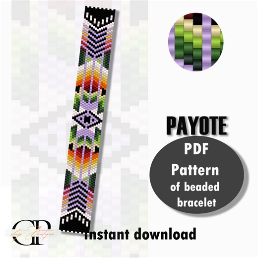 Peyote Beaded Bracelet Pattern – "sand Whisper" Miyuki Delica Chart (PDF Pattern) - Etsy Canada