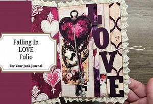 Printable Junk Journal Folio Kit, Romantic Wings Theme, Pockets, Ephemera (digital Download) - Etsy
