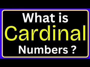 Cardinal number/What is Cardinal number ?/Cardinal number full information/Cardinal Number kya hai