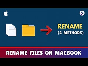 How to Rename a File on MacBook (4 Easy Methods)