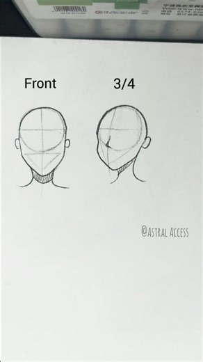 easy head sketch #art #drawing #sketch #easy #head #tutorial #trending #shorts #viral #fyp #anime