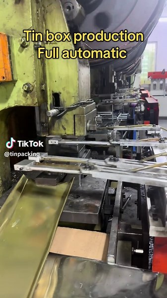 Never stop to improve production efficiency. Custom tin box source factory. #wholesale #packing #tinbox #preroll #fyp