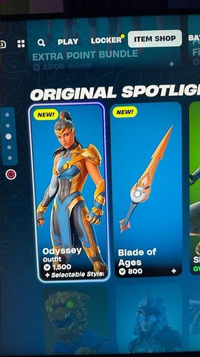 Fortnite Odyssey Skin Item Shop!