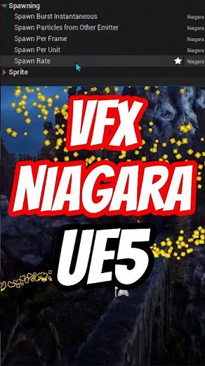 All Niagara VFX Spawn Modules #vfx #ue5 #unrealengine5 #gamedev #indiedev #unity #ue6