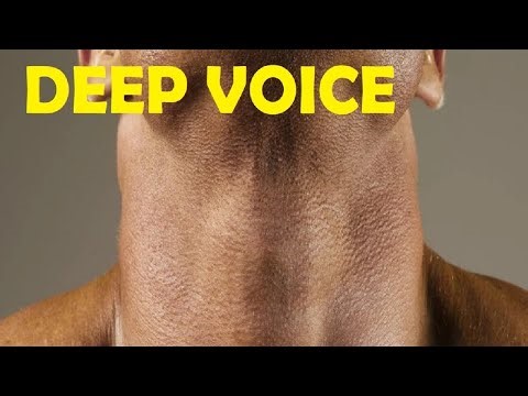 HOW TO GET A DEEPER VOICE EASY