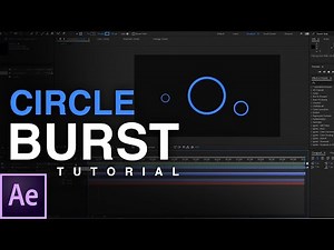 Easy CIRCLE BURSTS in AFTER EFFECTS - TUTORIAL | 2021