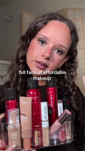 Full face affordable makeup tutorial — L'Oréal drugstore look