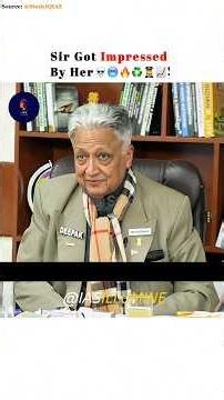 Wait For End 🥶🔥👩‍✈️ She'll Do Very Well 🌟 Deepak Sir | Upsc Interview