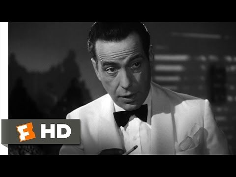 Casablanca (1/6) Movie CLIP - Secret Sentimentalist (1942) HD