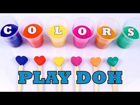 Learn Colors With Play Doh For Kids + More Fun Learning Videos