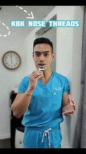 KBK Nose Threads ✔️ We use high quality barbed PCL threads which last 2yrs ✔️ Threads dissolve over time while the nose builds collagen leading to even better results as time passes ✔️ No downtime - just don’t wash face within 24 hrs from procedure. Mild pain and swelling in the area may occur for upto 5 days. May go to work the same day. | Kutis by Kei